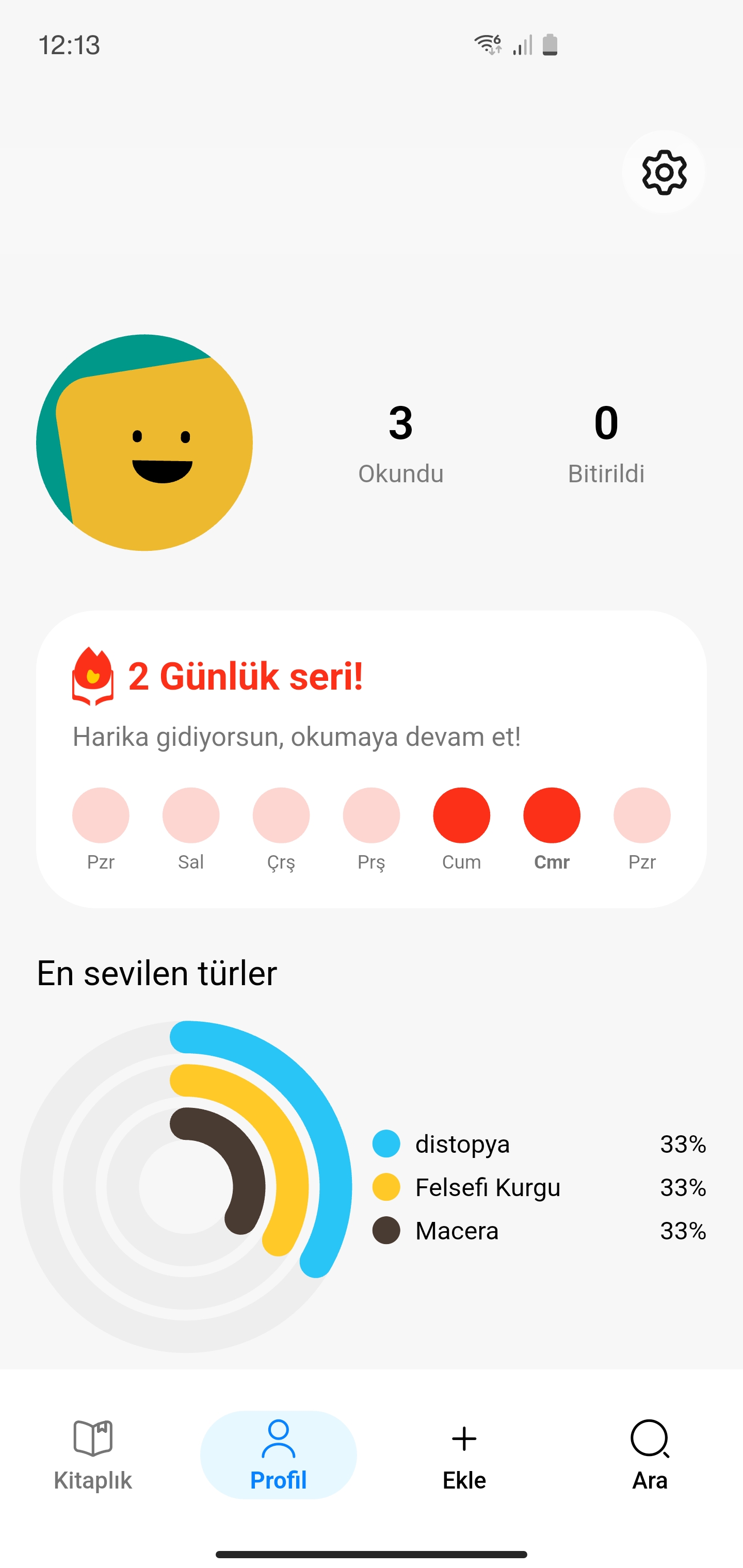 Gelişiminizi gözlemleyin